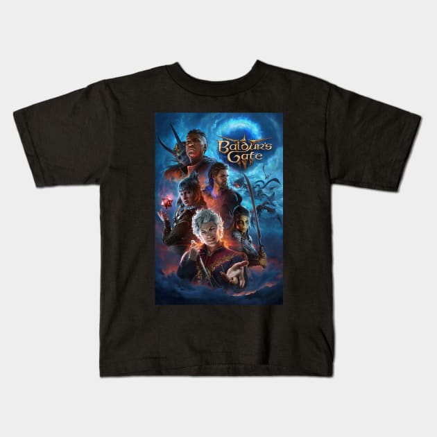 Baldur's Gate 3 Kids T-Shirt by charm3596